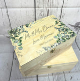 Personalised wooden gift box