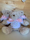 Personalised Cream Teddy Bear