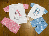 SALE! Personalised short PJ set
