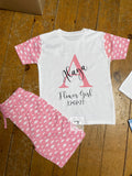 SALE! Personalised short PJ set