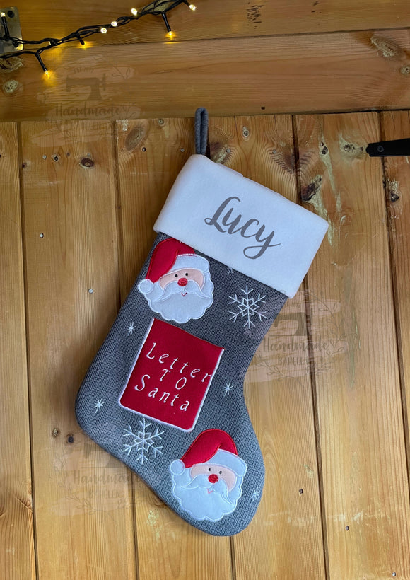 Personalised stocking - letter to Santa