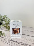 Personalised Pet Memorial Tea Light Candle Holder