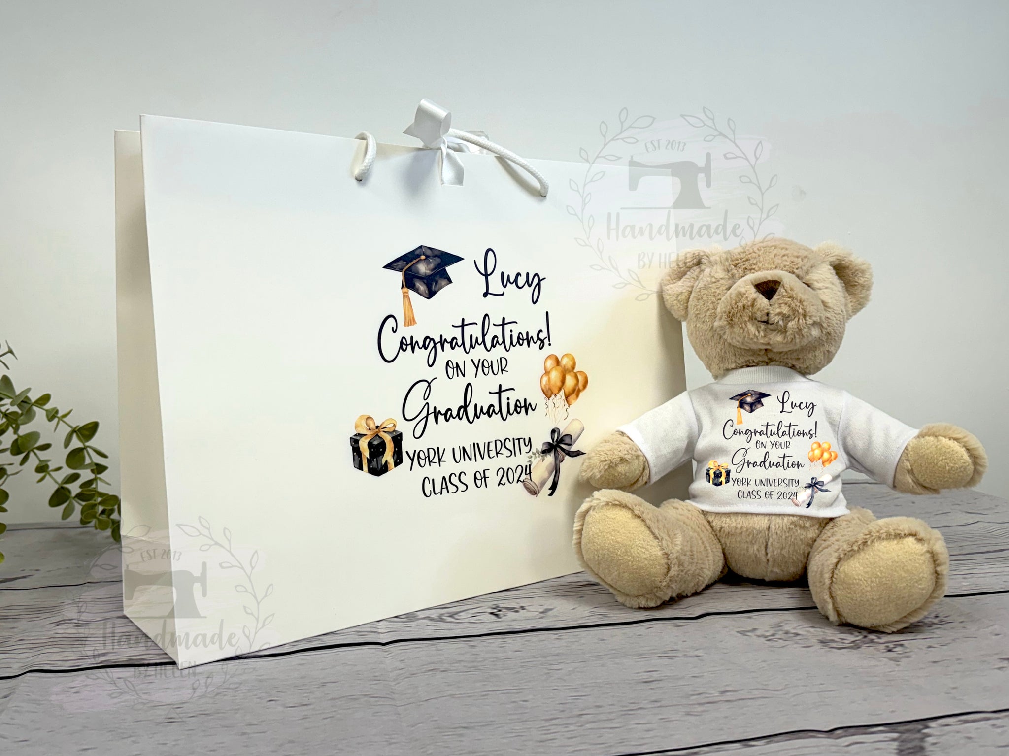 Personalised Graduation Bundle Handmade by Helen Co
