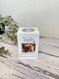 Personalised Pet Memorial Tea Light Candle Holder