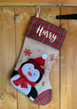Personalised stocking - Tartan 3