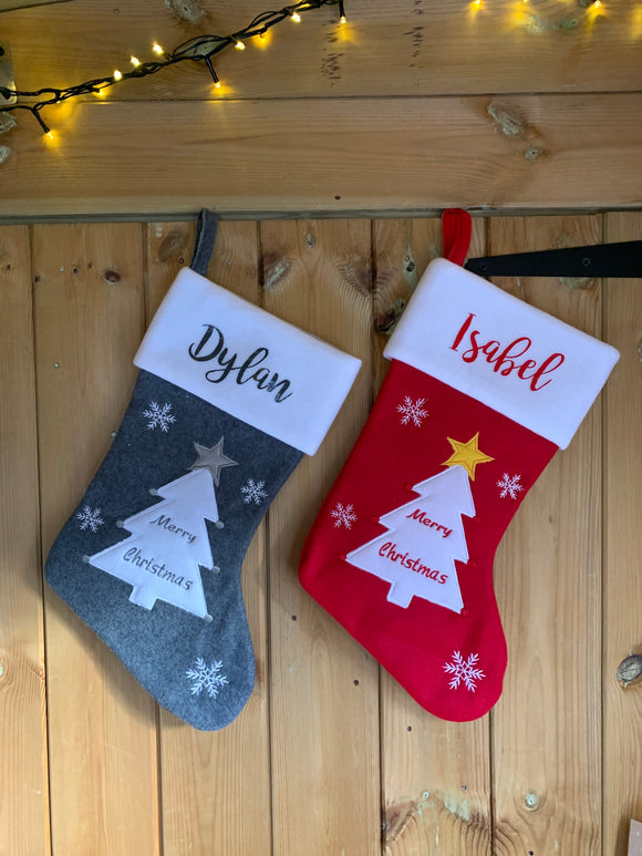 Personalised stocking - Merry Christmas
