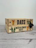 Personalised Beer Crate - Father’s Day gift - beer gift for dads grandads