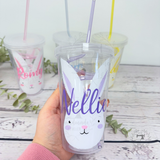 Personalised Easter cold cup, kids easter gift, kids cold cup, childrens Easter gift, easter basket filler