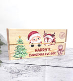 Personalised Christmas Eve Crate / Box - Santa Reindeer