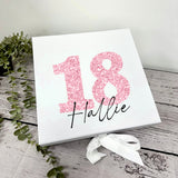Personalised birthday/number Gift Box