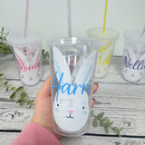 Personalised Easter cold cup, kids easter gift, kids cold cup, childrens Easter gift, easter basket filler