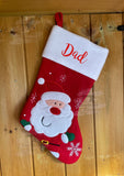 Personalised stocking - red