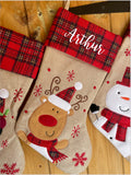Personalised Christmas Stocking Tartan 1 & 2