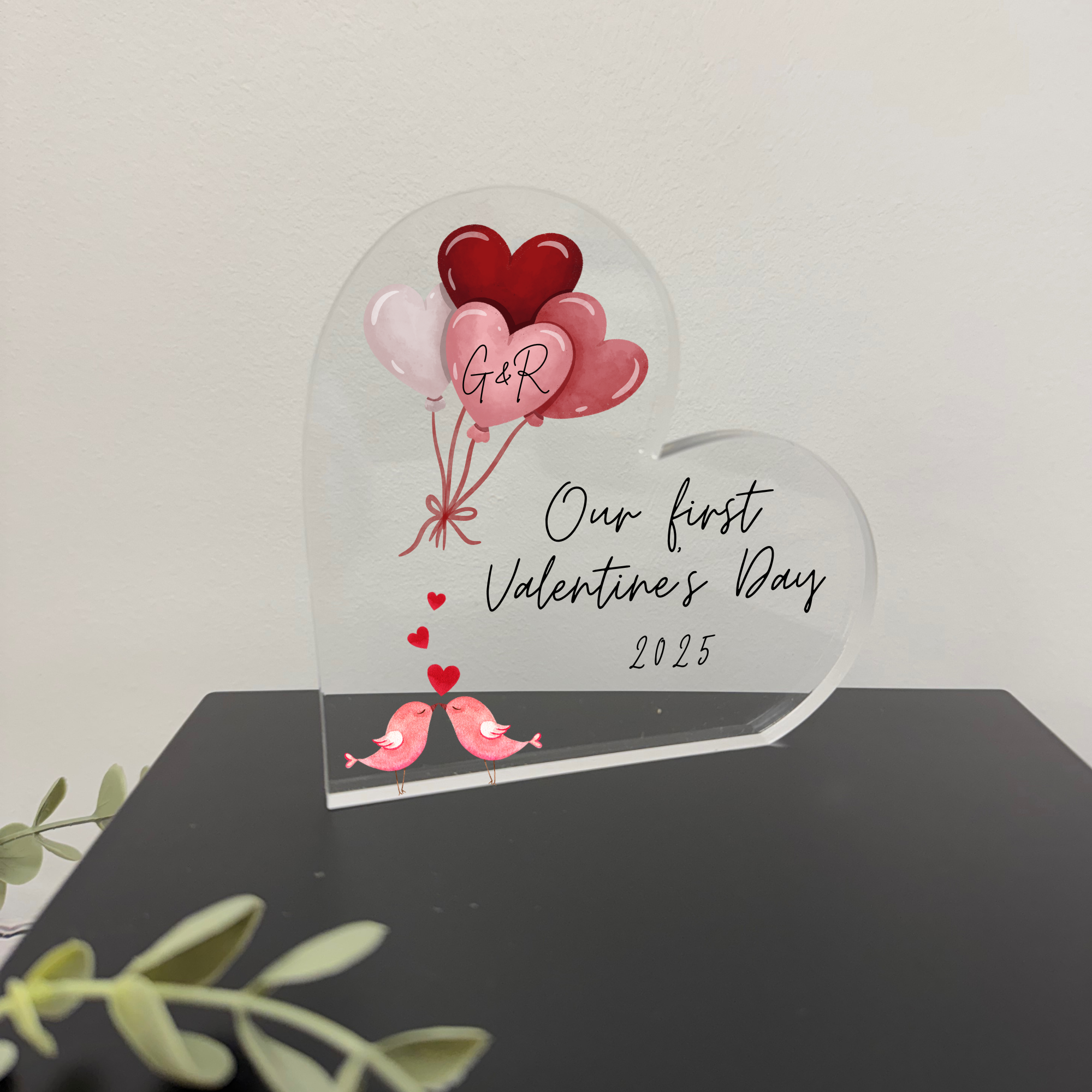 Valentine's Mini Sign & Card Set - 'A Small Symbol Of My Love' Romantic Gift For Boyfriend, Girlfriend, Wife