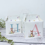 Personalised Easter gift box | picnic present box | kids Easter small favour bag