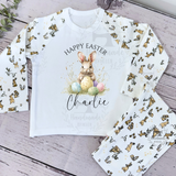 Personalised Easter Pyjama Set - Bunny PJ set - Easter PJs