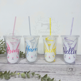 Personalised Easter cold cup, kids easter gift, kids cold cup, childrens Easter gift, easter basket filler