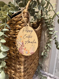 Easter Basket Tags, Easter Gift Tag, Wooden Gift Label, Easter bag gift Tag, Easter gift, Personalised Gift Tag, personalised Easter tags