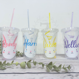 Personalised Easter cold cup, kids easter gift, kids cold cup, childrens Easter gift, easter basket filler