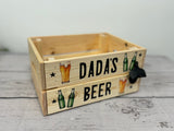 Personalised Beer Crate - Father’s Day gift - beer gift for dads grandads