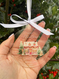 Personalised Acrylic New Home Christmas Bauble