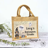 Personalised Halloween Jute Bag - All designs