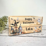 Personalised Halloween Crate / Box