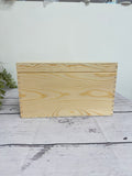 Personalised Wedding Gift Box with Lid - Pink Roses