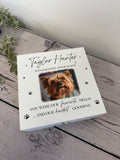 Personalised Pet Memorial Wooden Box