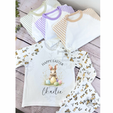 Personalised Easter Pyjama Set - Bunny PJ set - Easter PJs