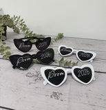 Prom Heart Shaped Sunglasses - Leavers Glasses