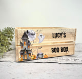 Personalised Halloween Crate / Box