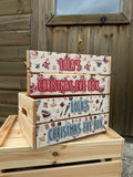 Personalised Christmas Eve Crate / Box