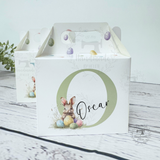 Personalised Easter gift box | picnic present box | kids Easter small favour bag