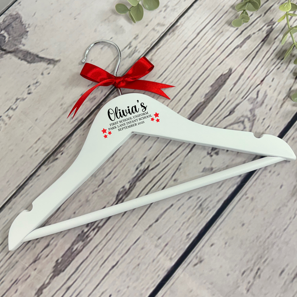 Personalised School Uniform Hangers
