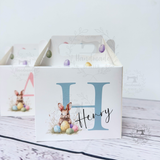 Personalised Easter gift box | picnic present box | kids Easter small favour bag