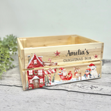 Personalised Christmas Eve Crate / Box - Santa
