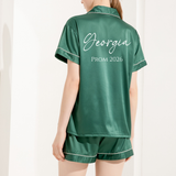 Personalised Prom Pyjamas | Celebration PJ set | blush navy