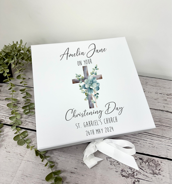 Personalised Christening / Baptism Gift Box
