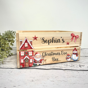 Personalised Christmas Eve Crate / Box