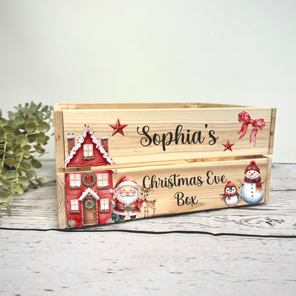 Personalised Christmas Eve Crate / Box