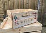Personalised Christmas Eve Crate / Box - North Pole