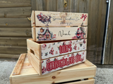 Personalised Christmas Eve Crate / Box - Traditional Christmas