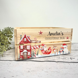Personalised Christmas Eve Crate / Box - Santa