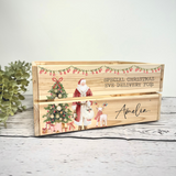 Personalised Christmas Eve Crate / Box - Santa