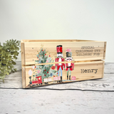 Personalised Christmas Eve Crate / Box - Nutcracker