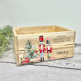 Personalised Christmas Eve Crate / Box - Nutcracker