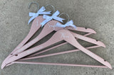 Personalised Coat Hanger - Pink / Grey