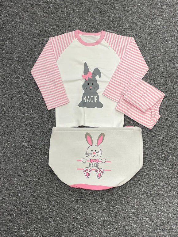 Macie Easter PJs and basket size- 2-3 years