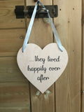 Wooden Heart Carry Sign